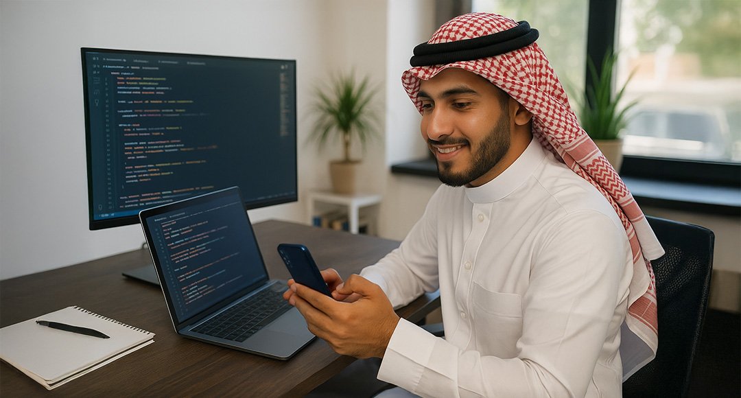 برمجة تطبيقات الجوال في السعودية | حوّل فكرتك إلى تطبيق ناجح مع شركة هتف